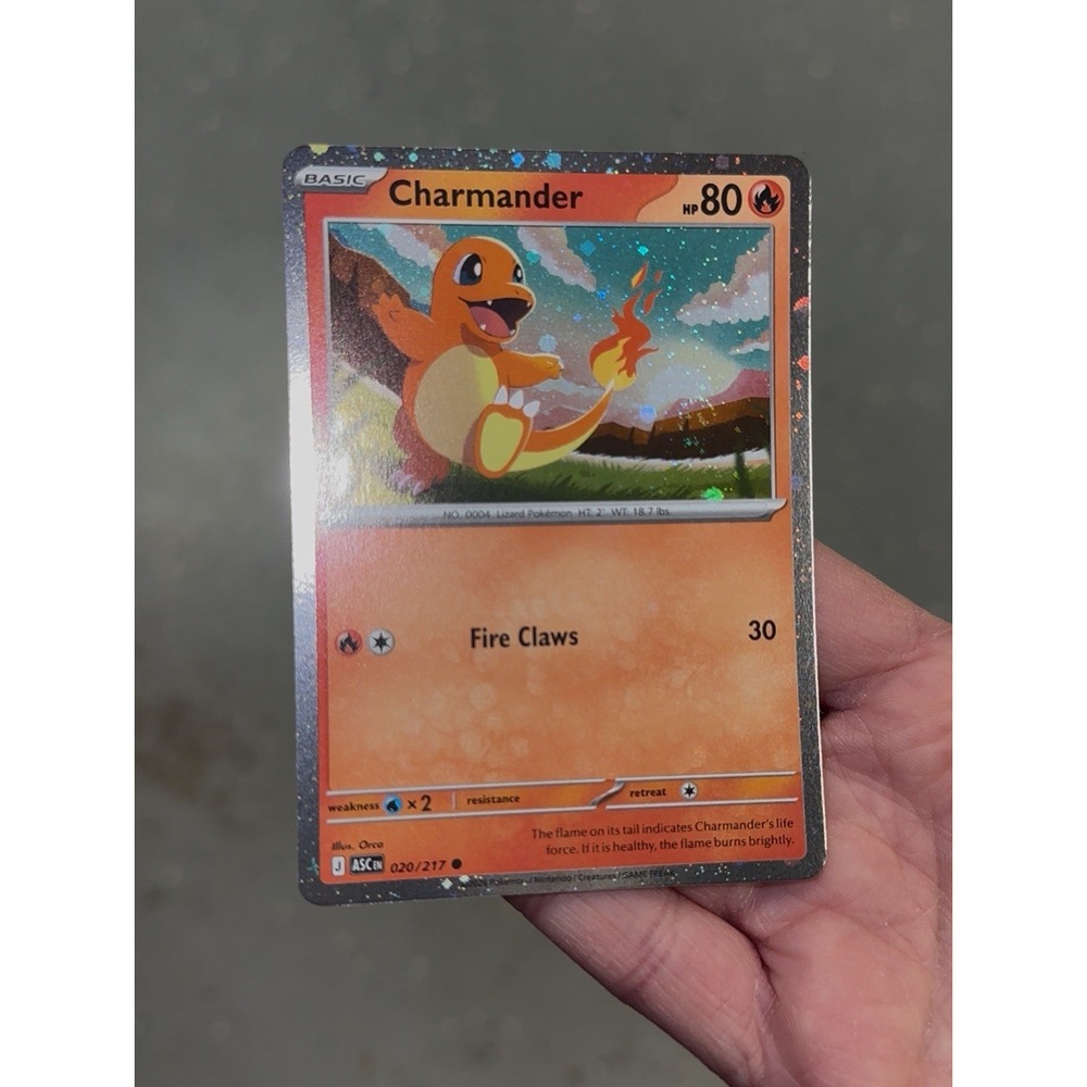 Charmander - 020/217 FART SWIRL🌀 (Cosmos Holo) Pokemon Near mint!! NM